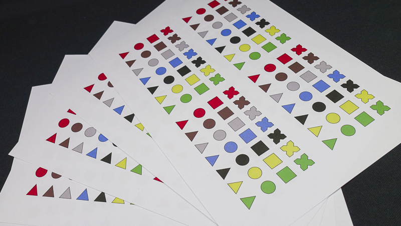 Stickers Sheets of Figurenotes stickers